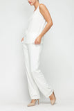IC COLLECTION Top and Pants - 6394TP - WHITE