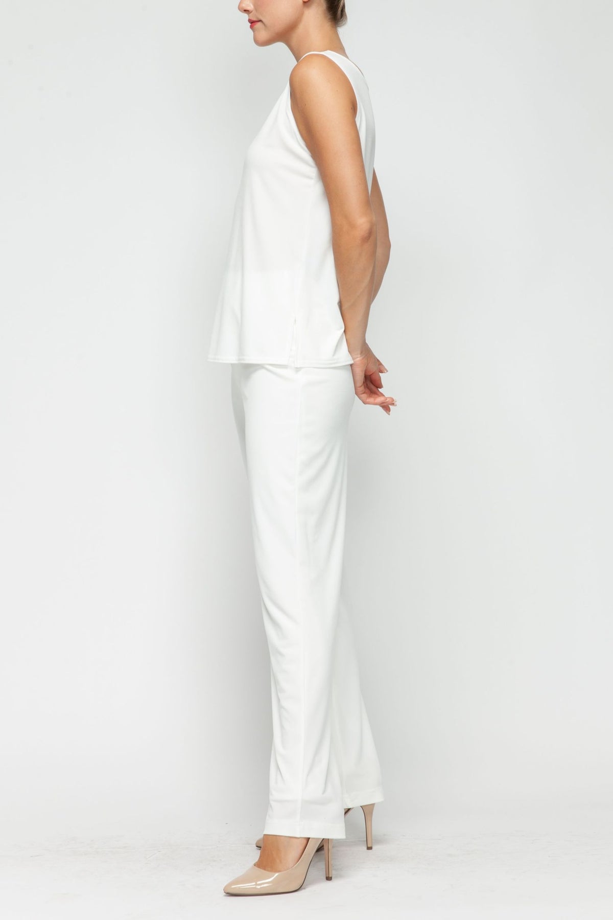IC COLLECTION Top and Pants - 6394TP - WHITE