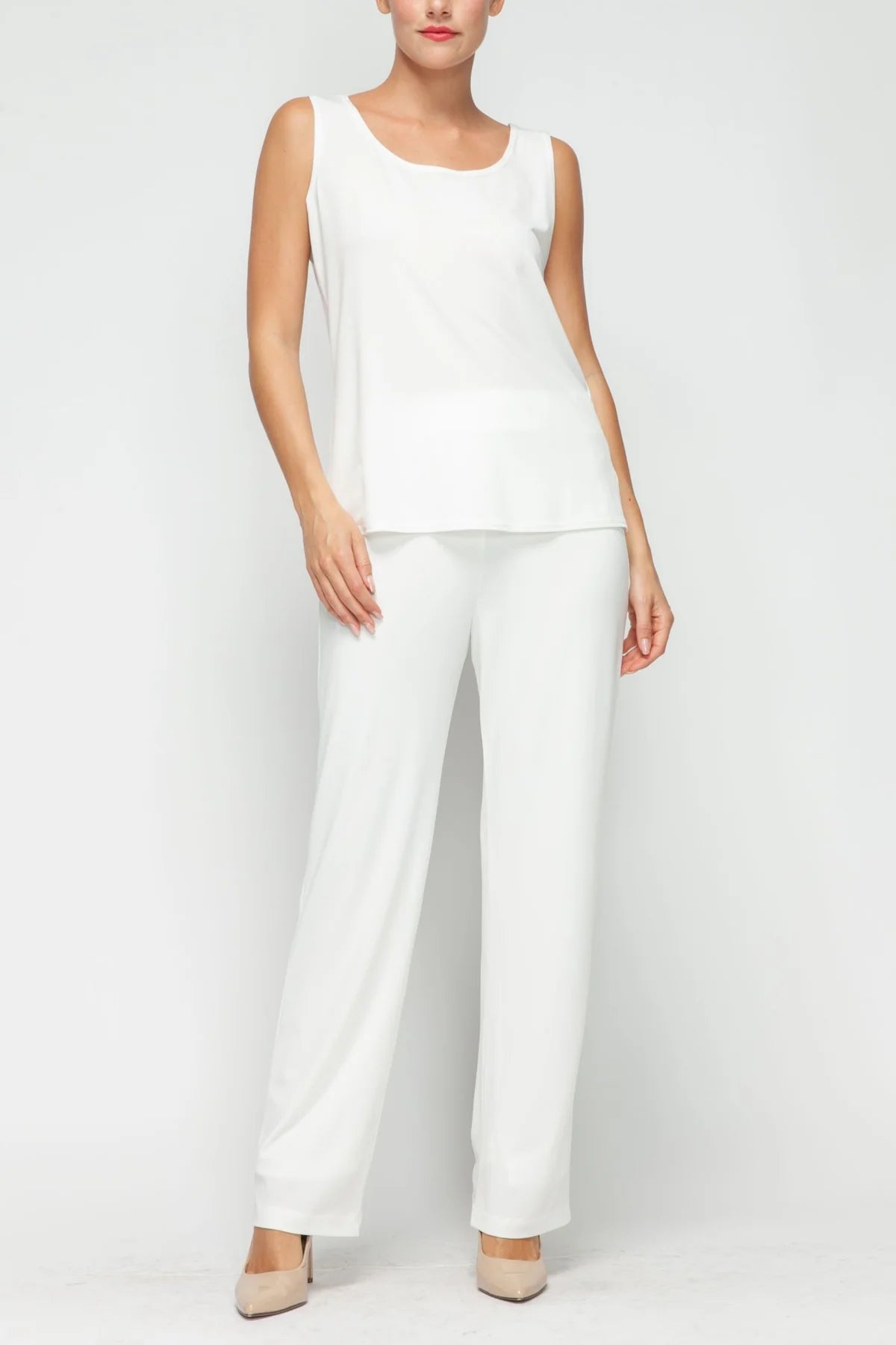 IC COLLECTION Top and Pants - 6394TP - WHITE