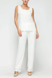 IC COLLECTION Top and Pants - 6394TP - WHITE