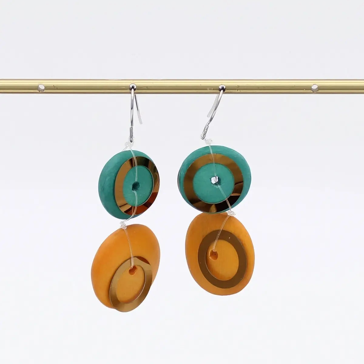 SYLCA Teal Adria Dangle Earrings