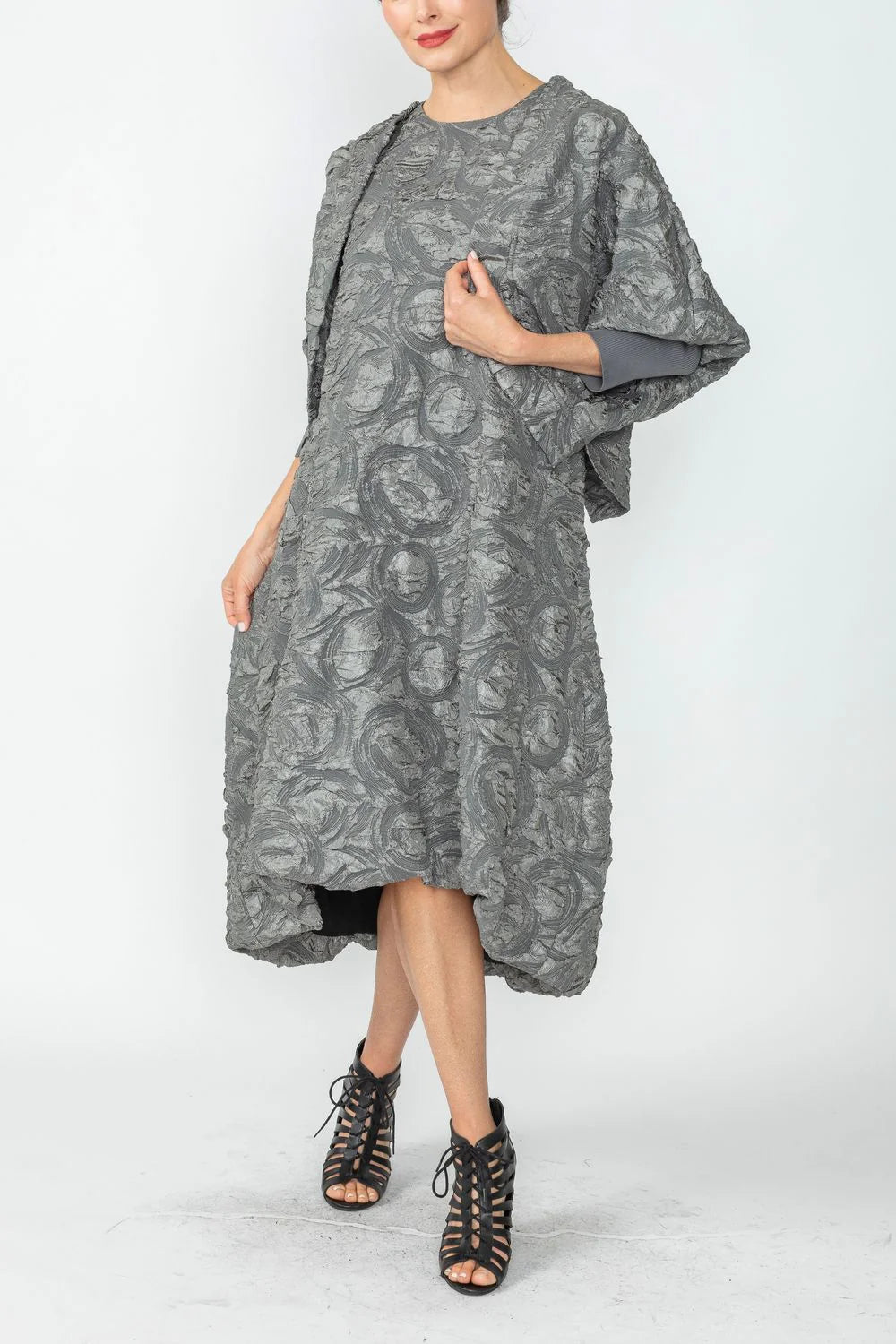 IC COLLECTION Jacket - 6401J - CHARCOAL