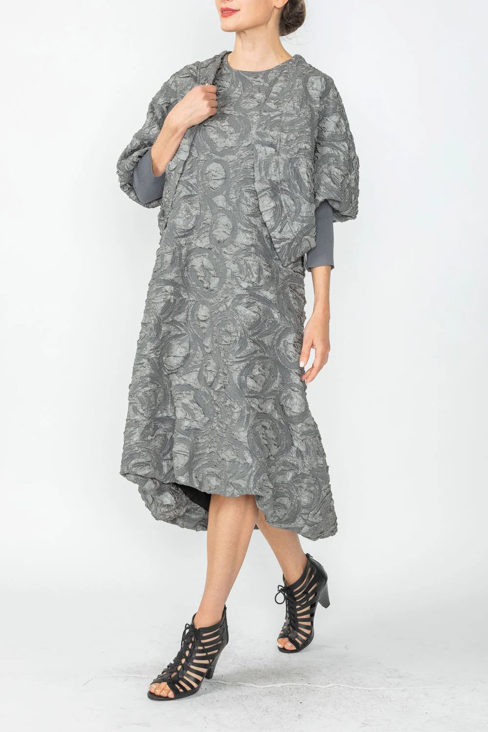 IC COLLECTION Jacket - 6401J - CHARCOAL