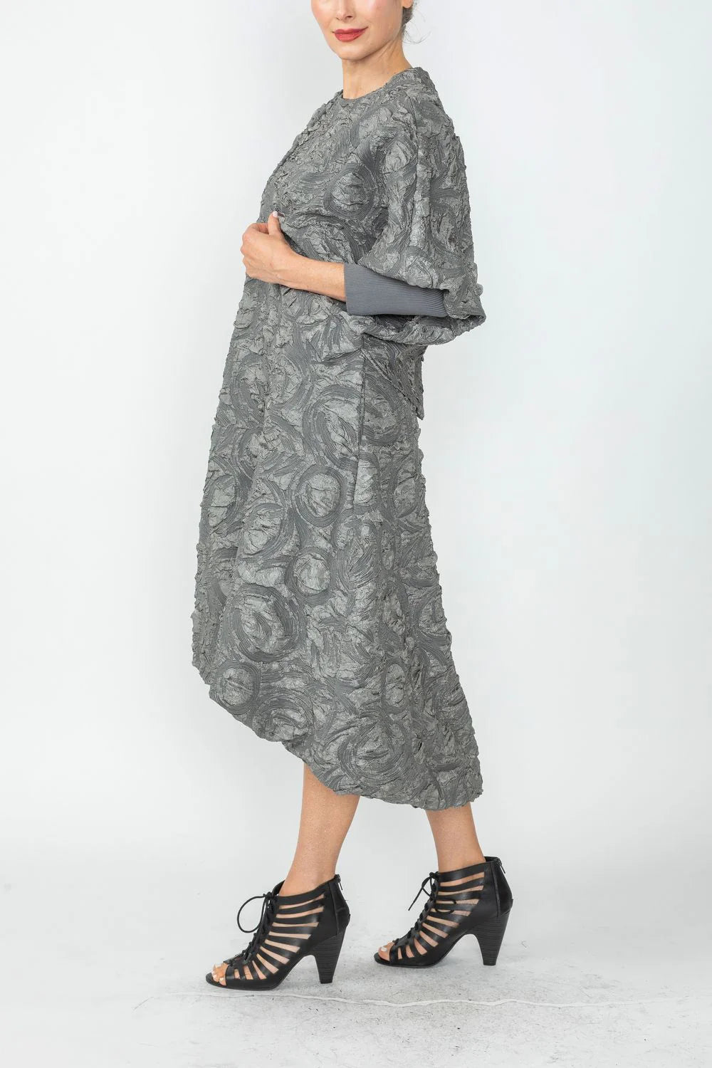 IC COLLECTION Jacket - 6401J - CHARCOAL