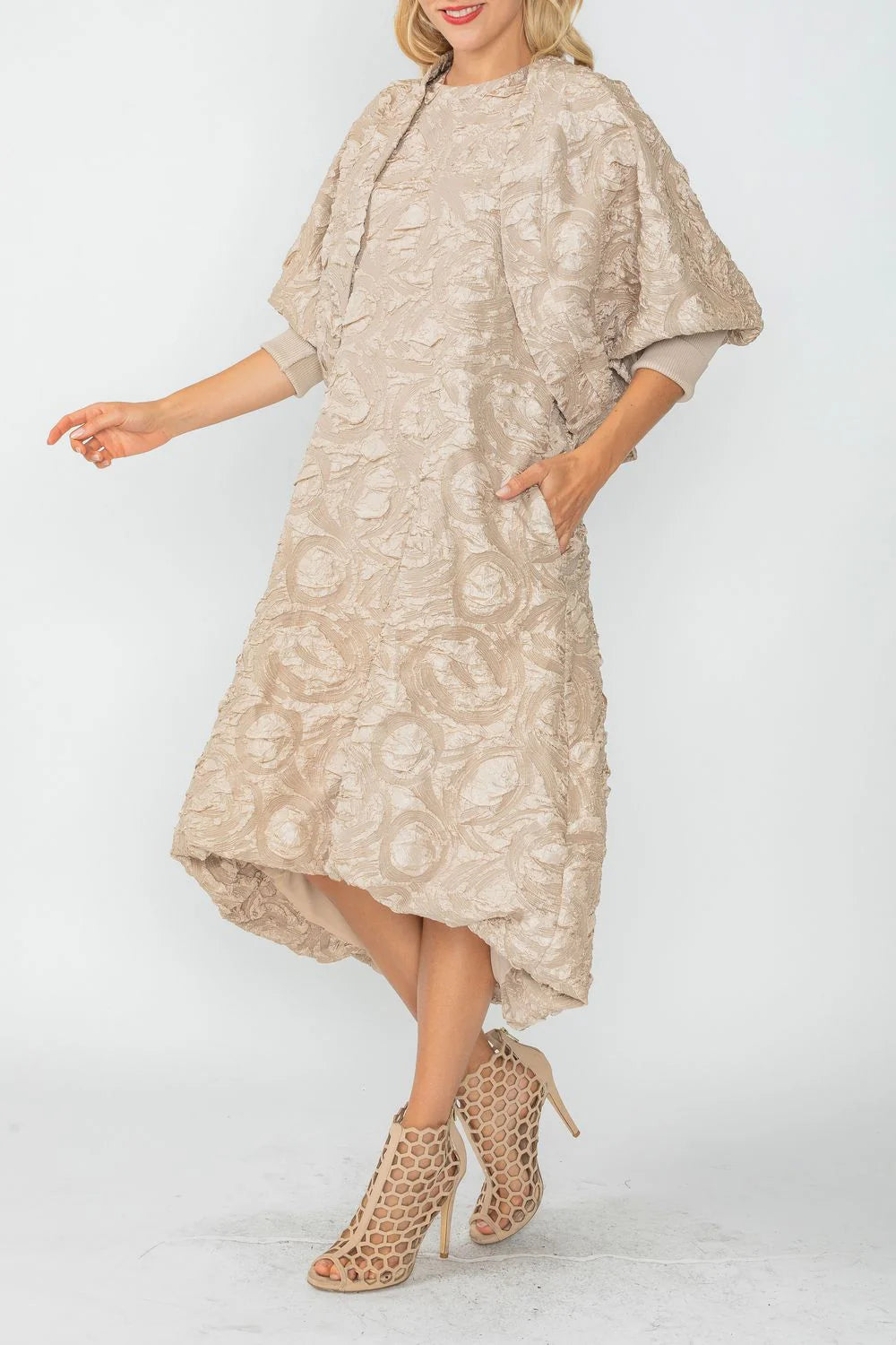 IC COLLECTION Jacket - 6401J - LATTE