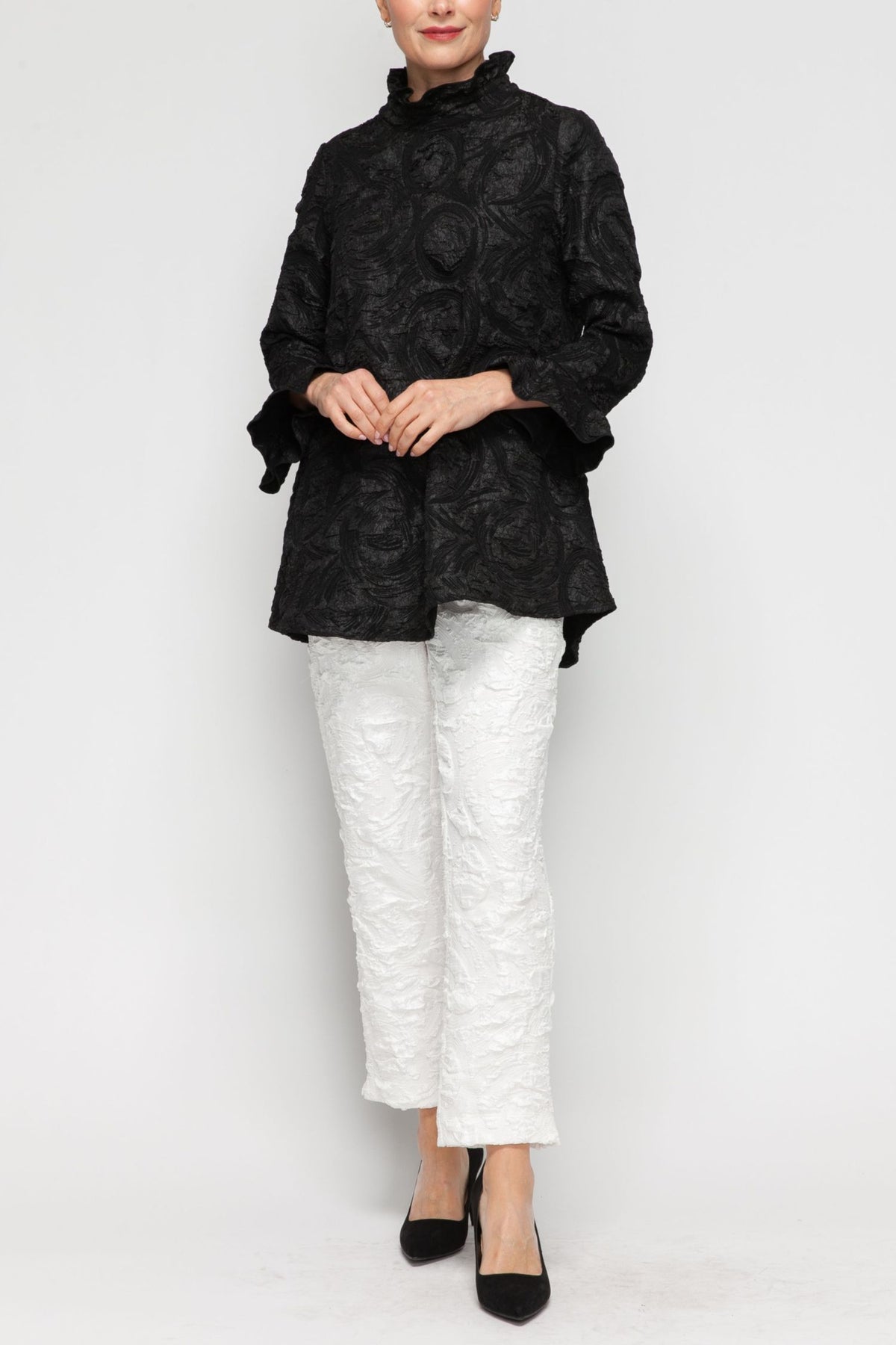 IC COLLECTION Top - 6402T - BLACK