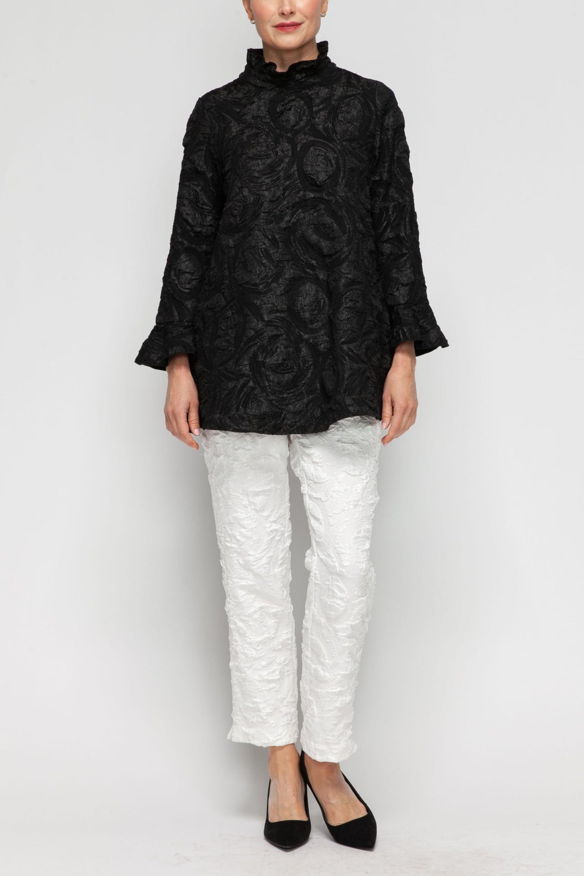 IC COLLECTION Top - 6402T - BLACK