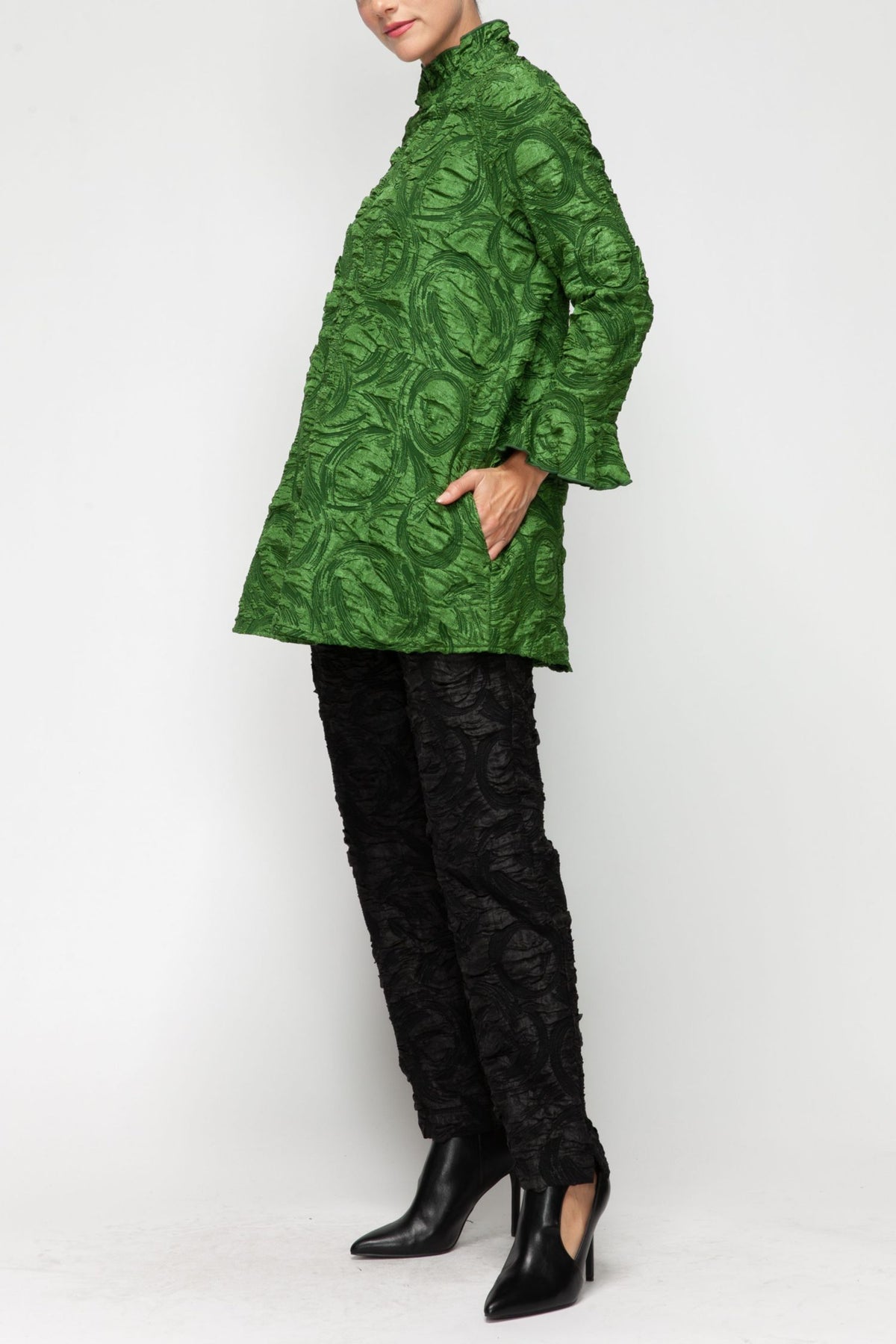IC COLLECTION Top - 6402T - HUNTER GREEN