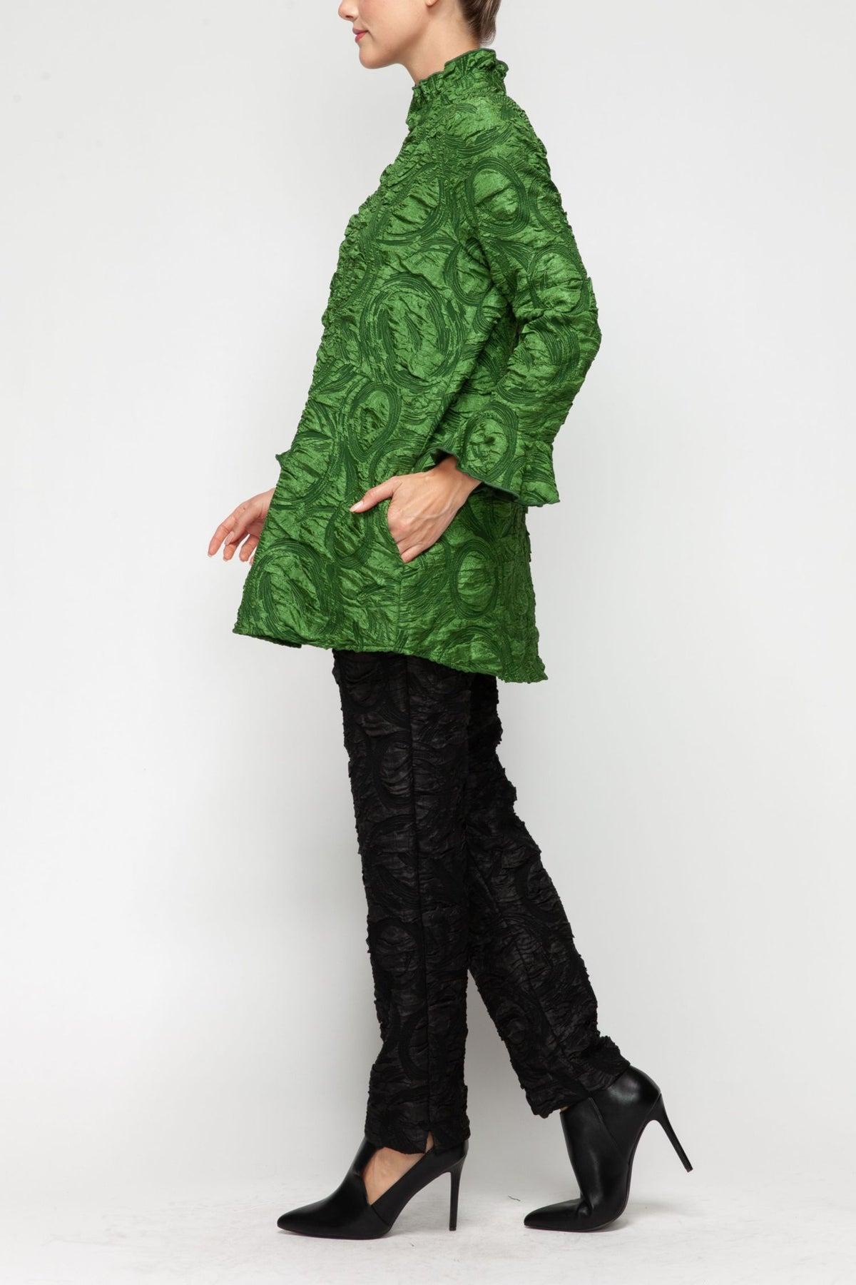 IC COLLECTION Top - 6402T - HUNTER GREEN