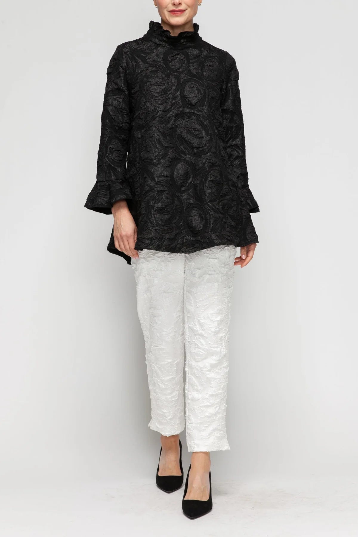 IC COLLECTION Top - 6402T - BLACK
