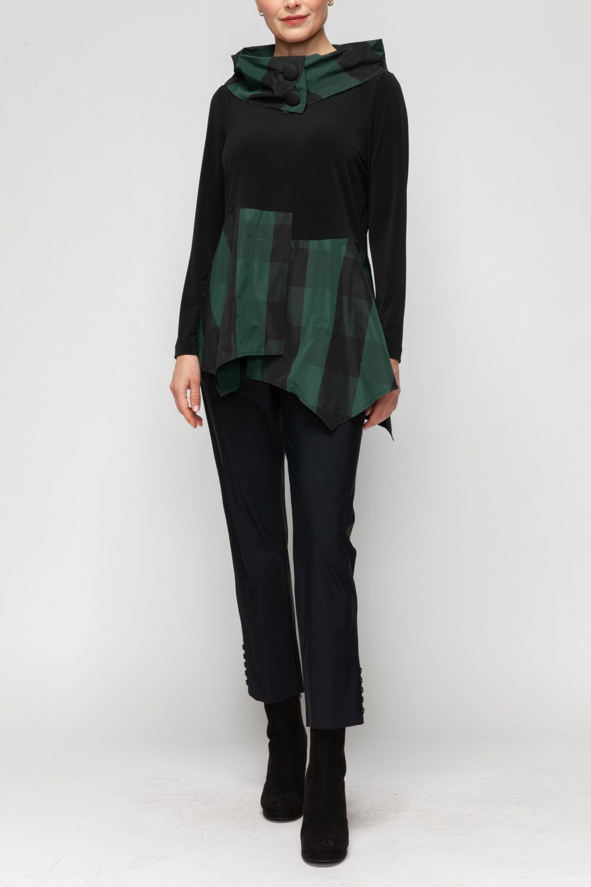 IC COLLECTION Top - 6412T - HUNTER GREEN