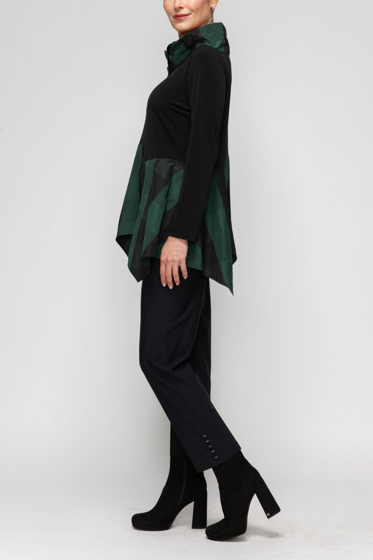 IC COLLECTION Top - 6412T - HUNTER GREEN