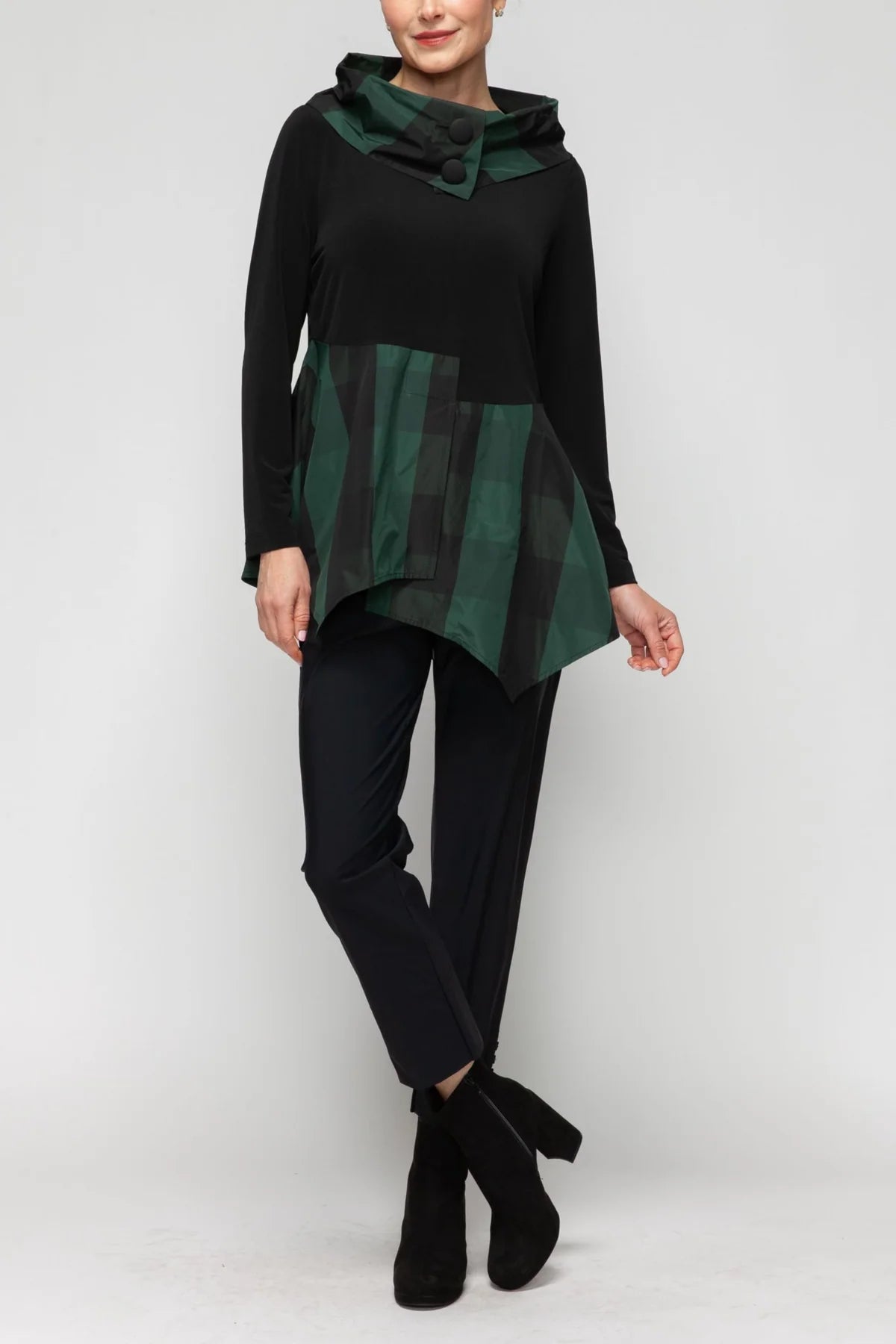 IC COLLECTION Top - 6412T - HUNTER GREEN