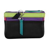 ili New York - STRIPE COIN PURSE - 6413C - Black Brights