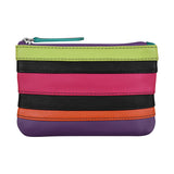 ili New York - STRIPE COIN PURSE - 6413C - Black Brights