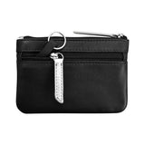 ili New York - STRIPE COIN PURSE - 6413C - Black Silver