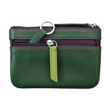 ili New York - STRIPE COIN PURSE - 6413C - Forest Multi