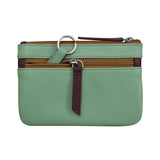 ili New York - STRIPE COIN PURSE - 6413C - Sage Multi