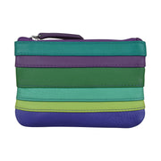 ili New York - STRIPE COIN PURSE - 6413C - Cool Tropics