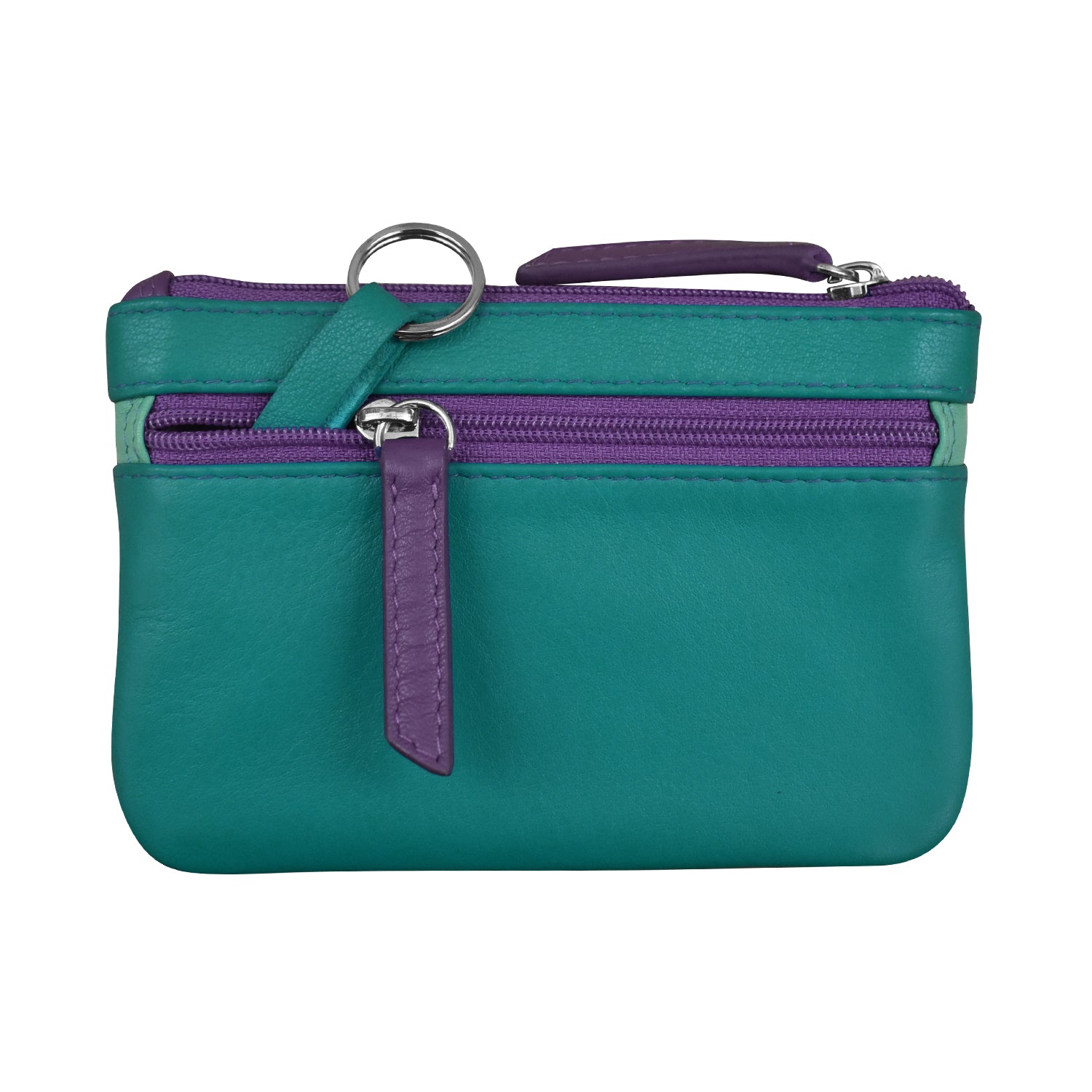 ili New York - STRIPE COIN PURSE - 6413C - Cool Tropics