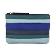 ili New York - STRIPE COIN PURSE - 6413C - Denim Multi
