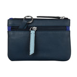 ili New York - STRIPE COIN PURSE - 6413C - Denim Multi