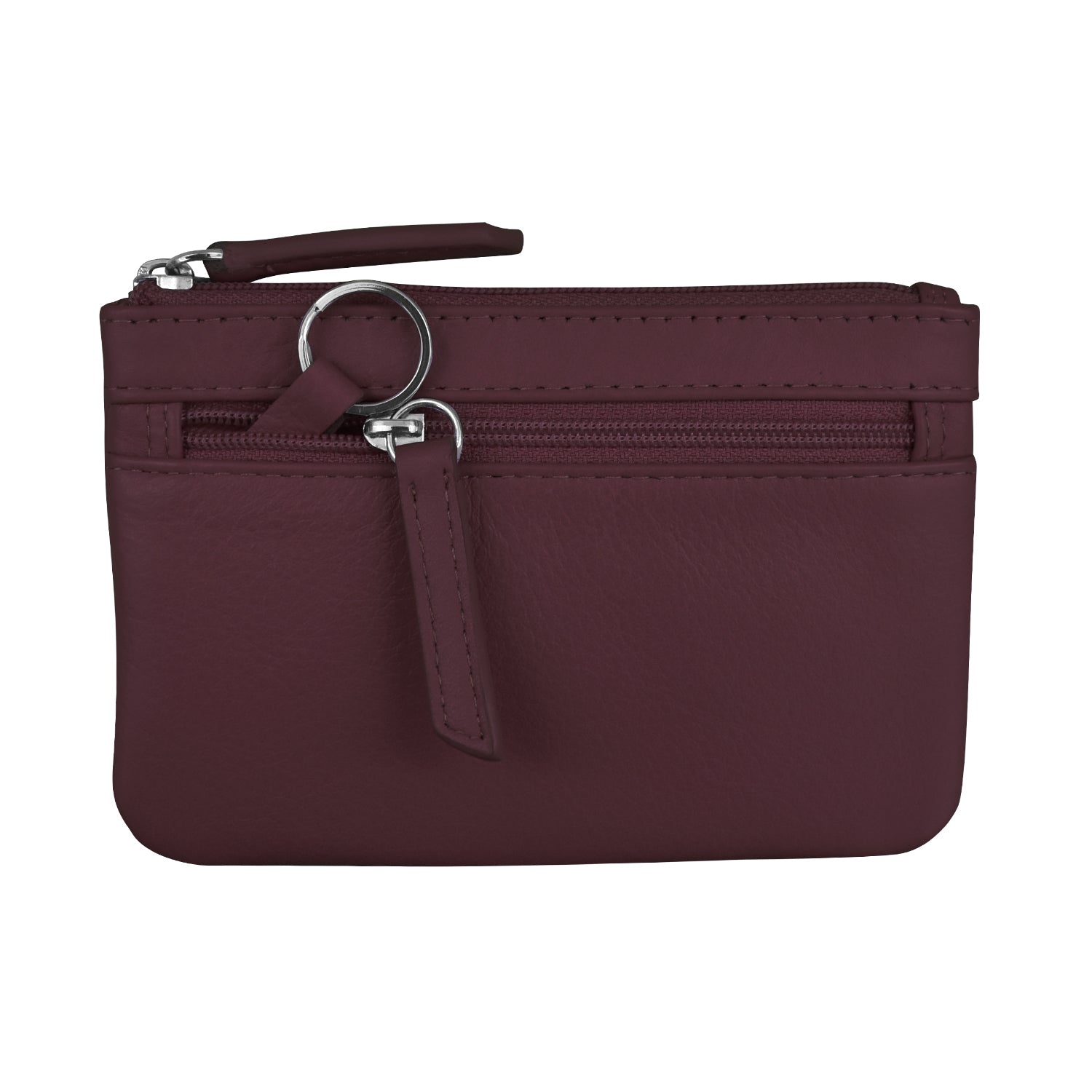 ili New York - STRIPE COIN PURSE - 6413 - Eggplant 2