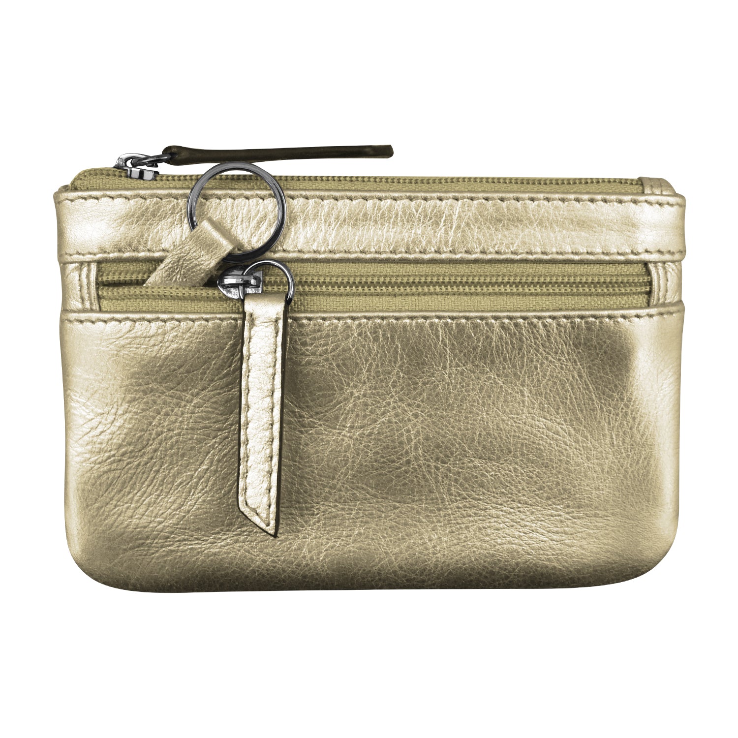 ili New York - STRIPE COIN PURSE - 6413 - Light Gold