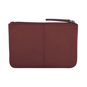 ili New York - STRIPE COIN PURSE - 6413 - Merlot