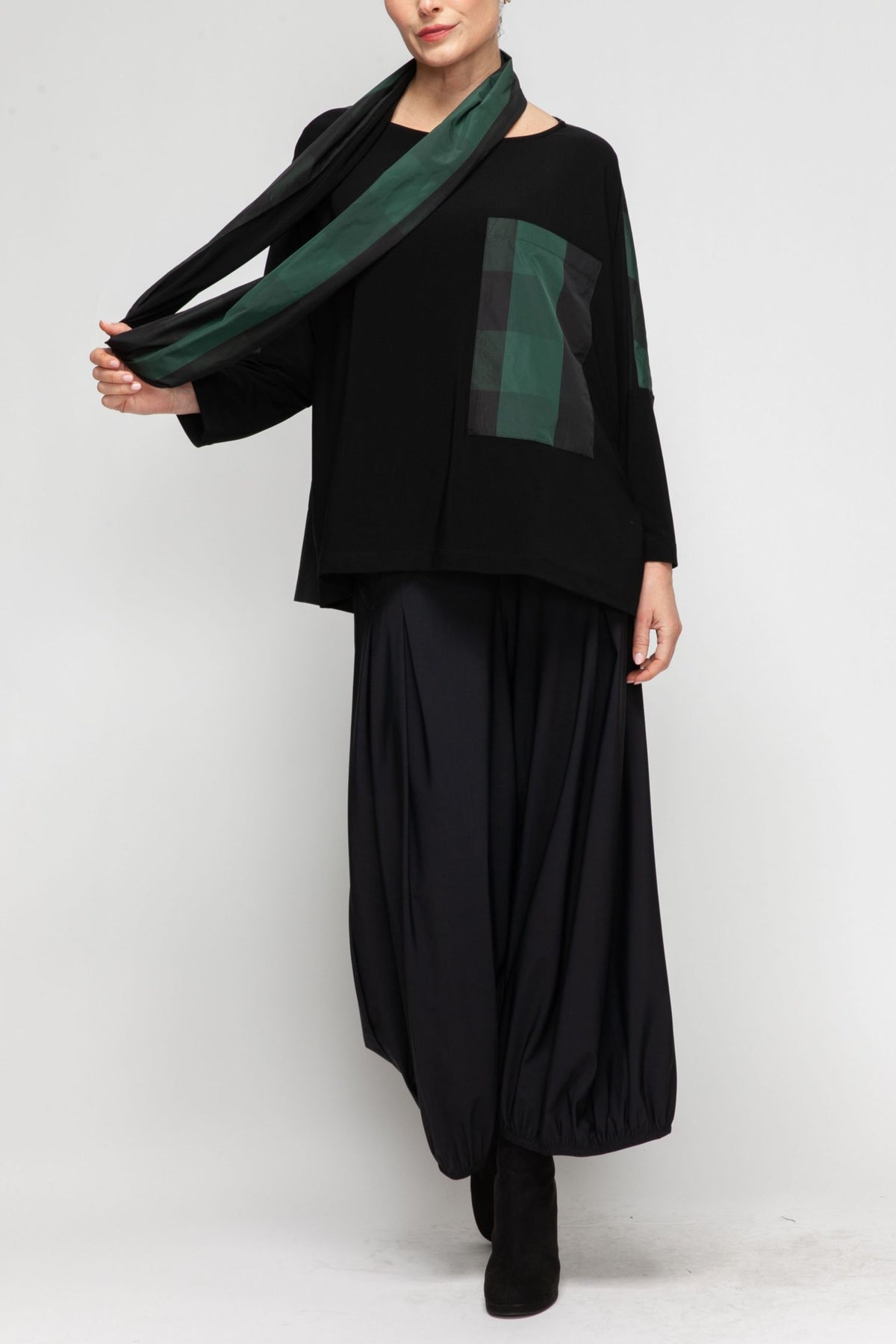 IC COLLECTION Top - 6413T - HUNTER GREEN