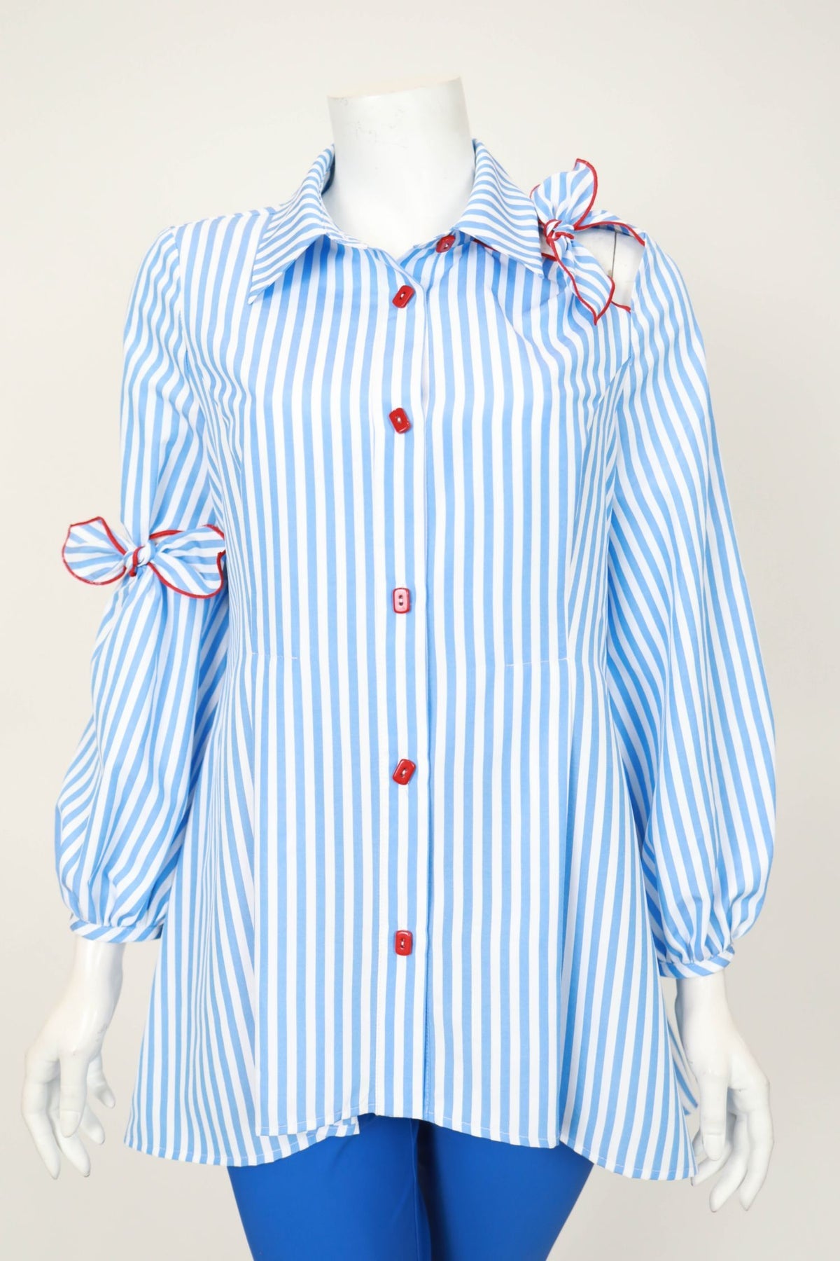 IC COLLECTION Blouse - 6426B - BLUE