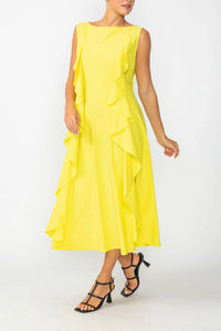 IC COLLECTION Dress - 6429D - LEMON