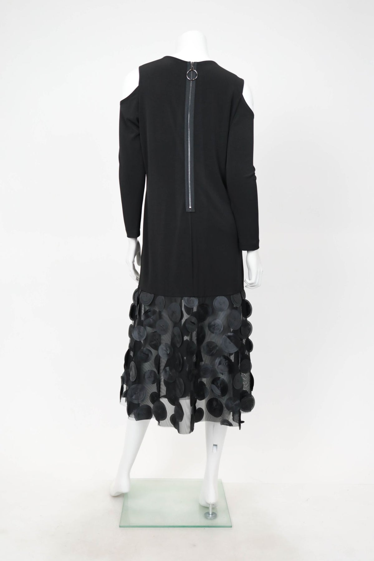 IC COLLECTION Dress - 6431D - BLACK