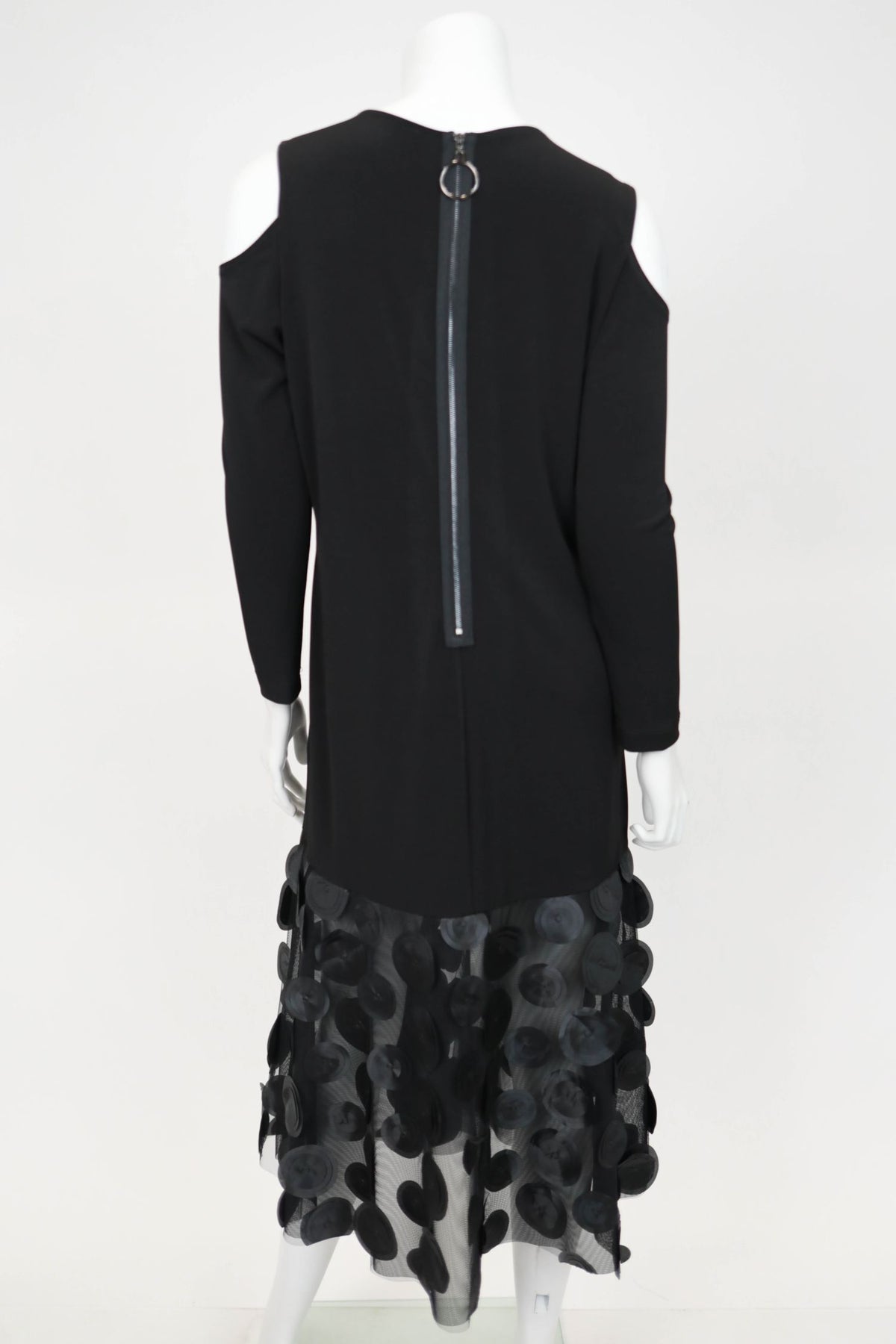 IC COLLECTION Dress - 6431D - BLACK