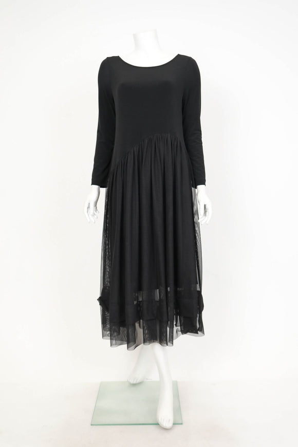 IC COLLECTION Dress - 6446D - BLACK