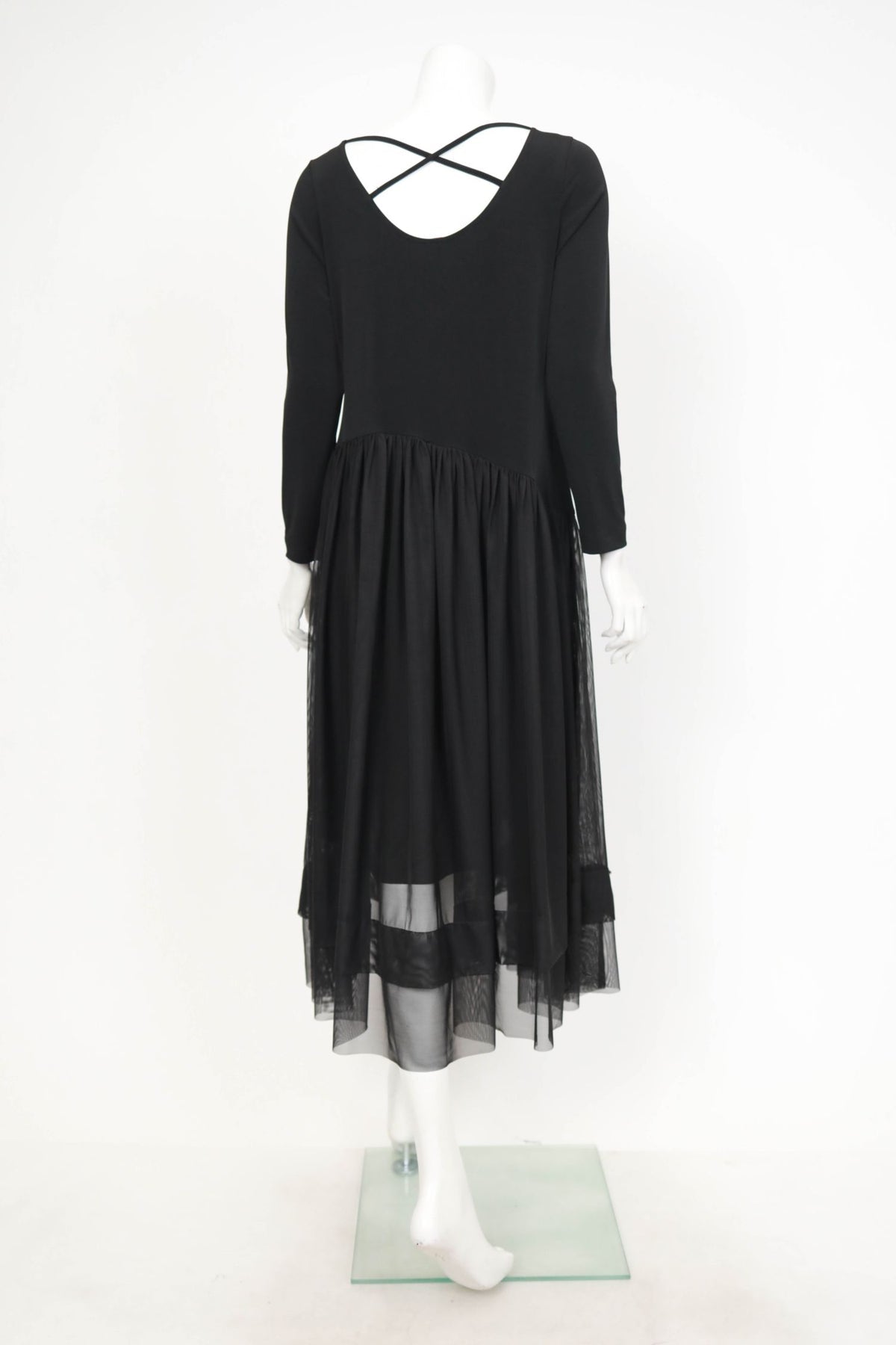 IC COLLECTION Dress - 6446D - BLACK