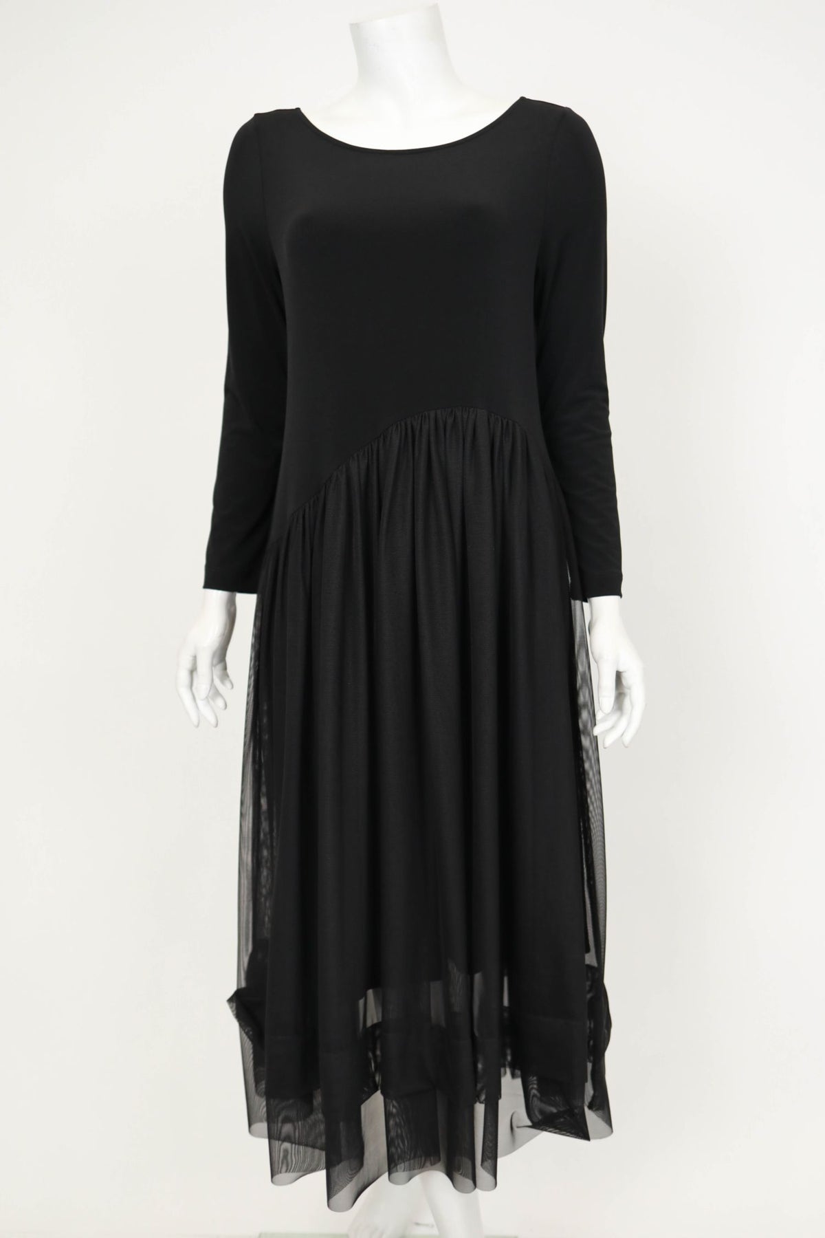 IC COLLECTION Dress - 6446D - BLACK