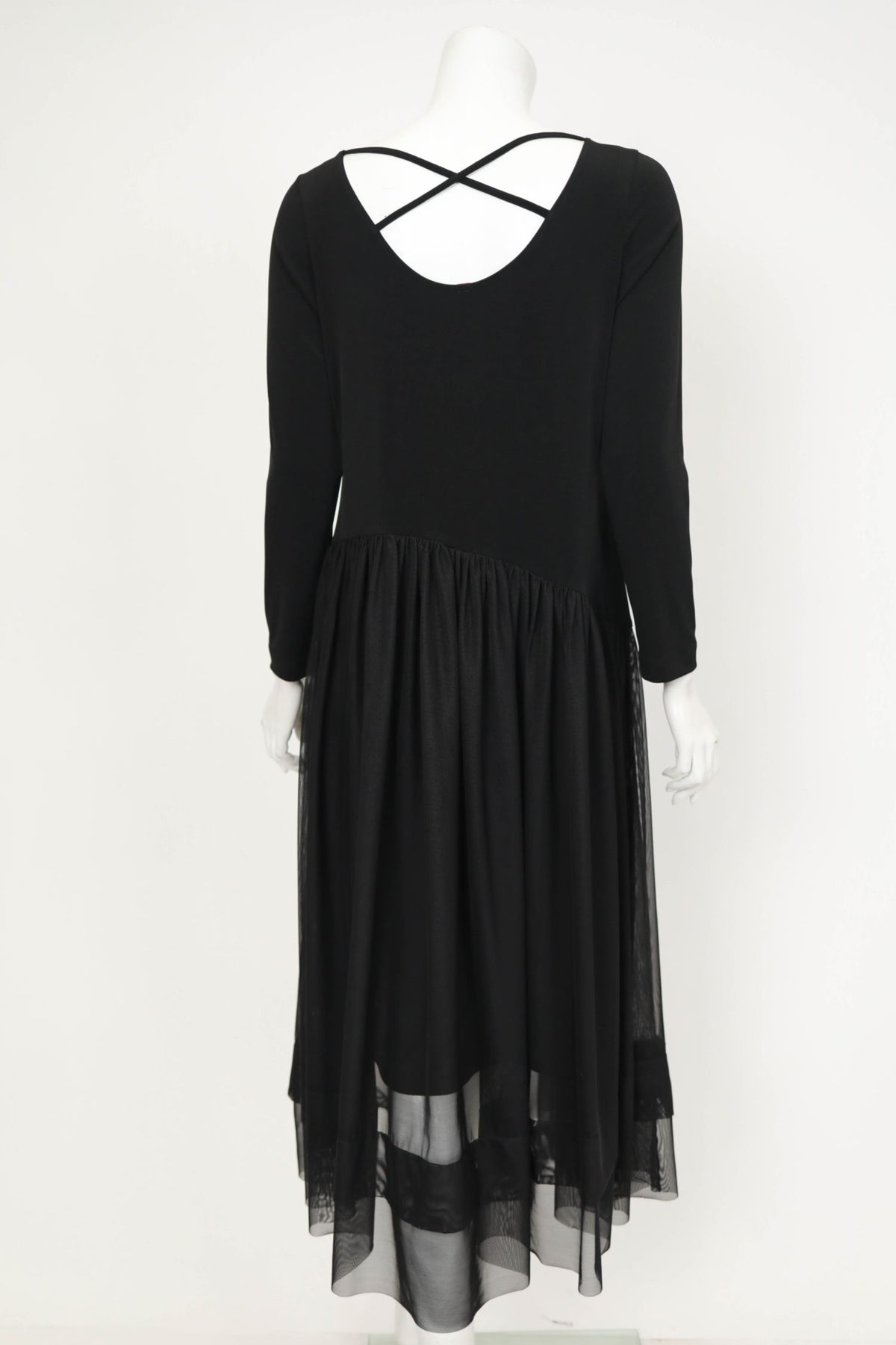 IC COLLECTION Dress - 6446D - BLACK