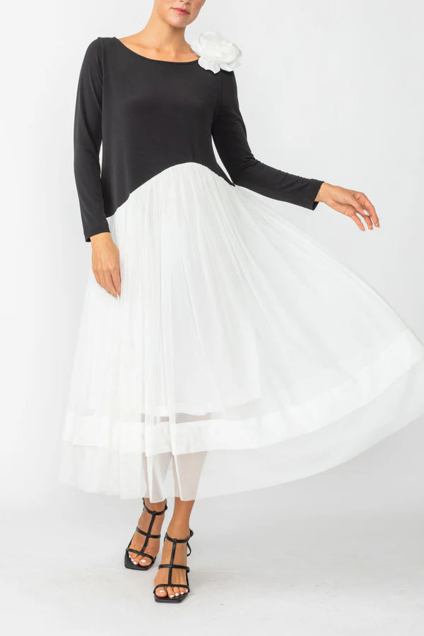 IC COLLECTION Dress - 6446D - WHITE