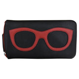 ili New York - EYEGLASS CASE WITH FRAME GRAPHIC - 6462 - Black Red