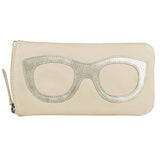 ili New York - EYEGLASS CASE WITH FRAME GRAPHIC - 6462 - Bone Light Gold