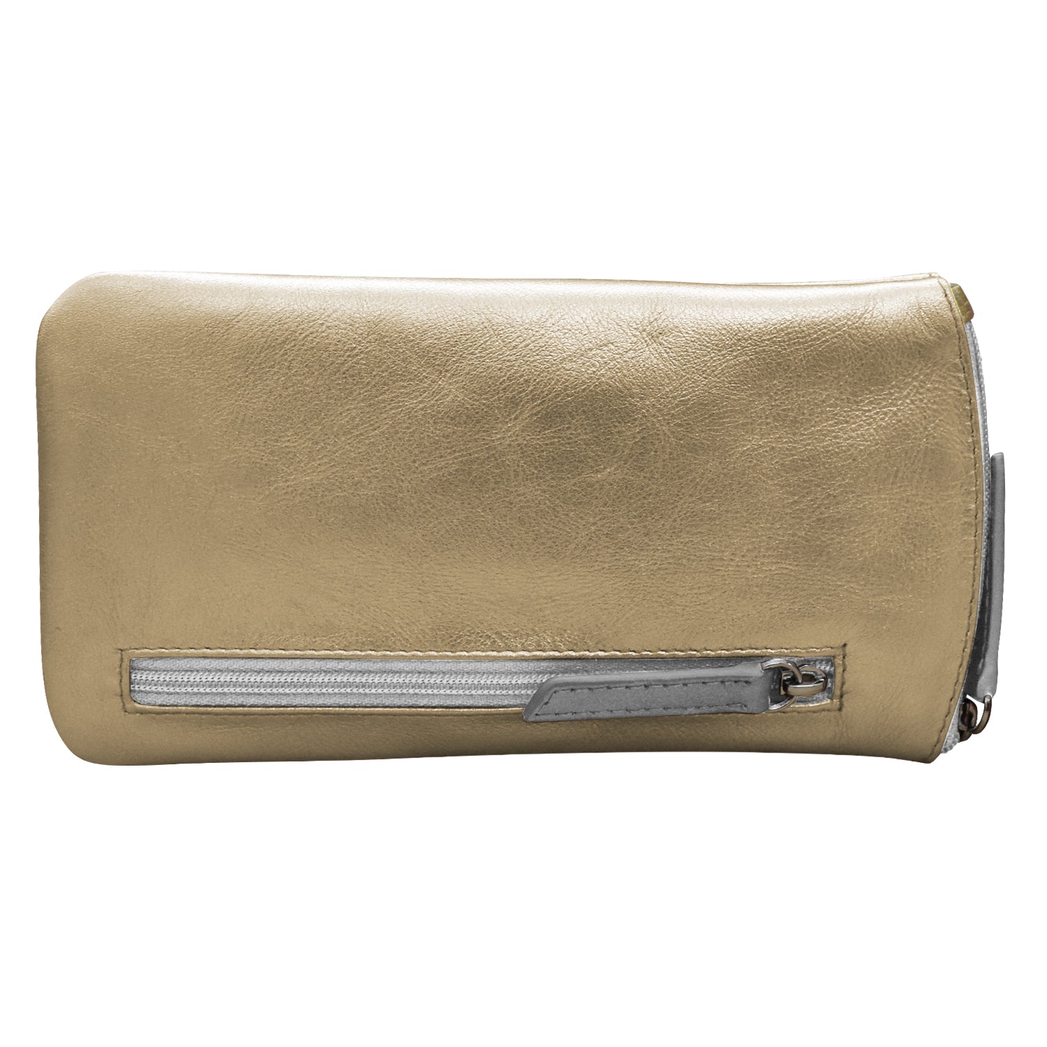 ili New York - EYEGLASS CASE WITH FRAME GRAPHIC - 6462 - Light Gold Silver