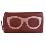 ili New York - EYEGLASS CASE WITH FRAME GRAPHIC - 6462 - Merlot Rosè