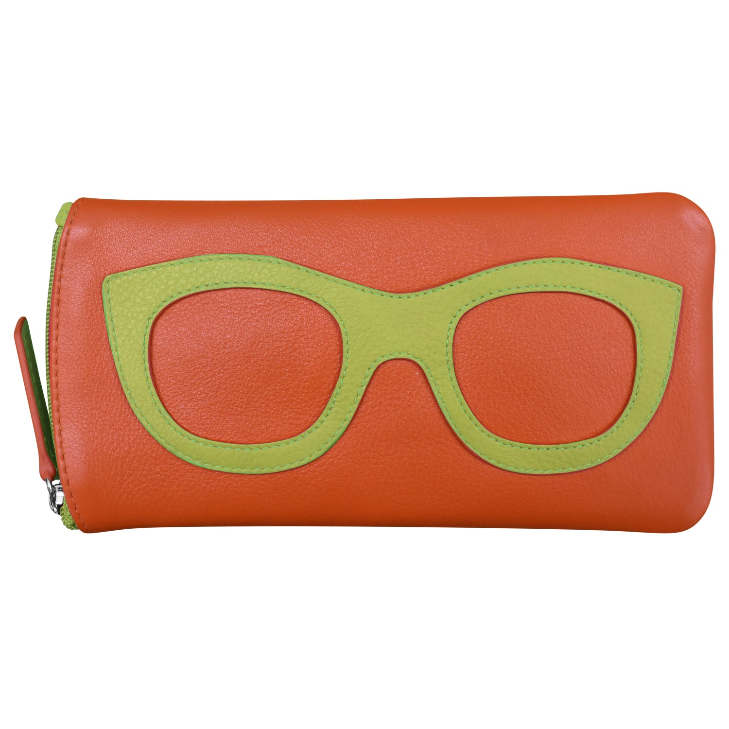 ili New York - EYEGLASS CASE WITH FRAME GRAPHIC - 6462 - Orange Pear