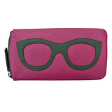 ili New York - EYEGLASS CASE WITH FRAME GRAPHIC - 6462 - Orchid Hunter Green