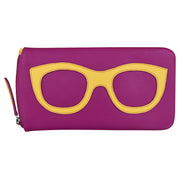 ili New York - EYEGLASS CASE WITH FRAME GRAPHIC - 6462 - Orchid/Sunshine