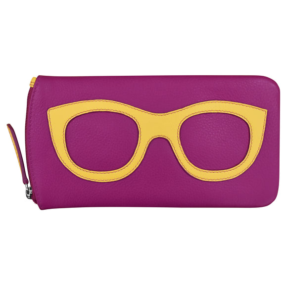 ili New York - EYEGLASS CASE WITH FRAME GRAPHIC - 6462 - Orchid Sunshine