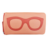 ili New York - EYEGLASS CASE WITH FRAME GRAPHIC - 6462 - Peach Coral