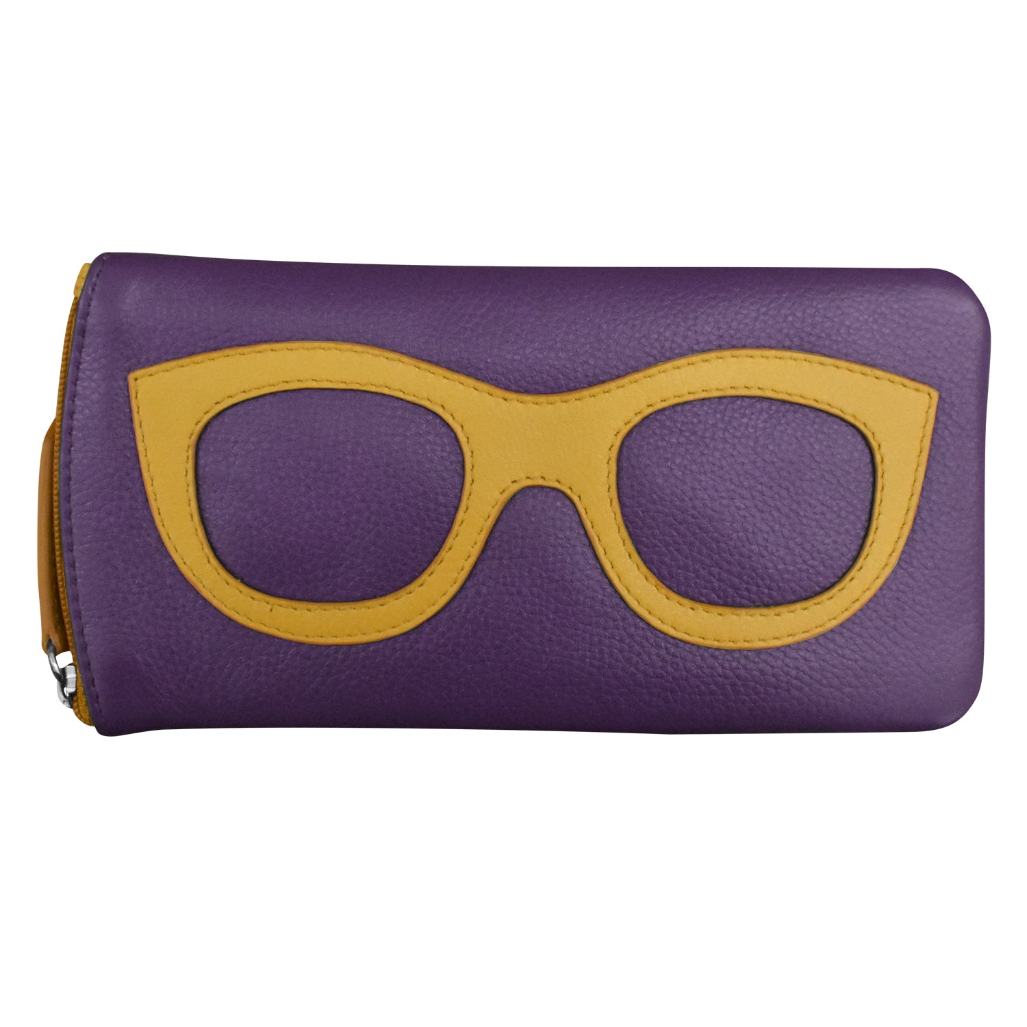 ili New York - EYEGLASS CASE WITH FRAME GRAPHIC - 6462 - Purple Yellow