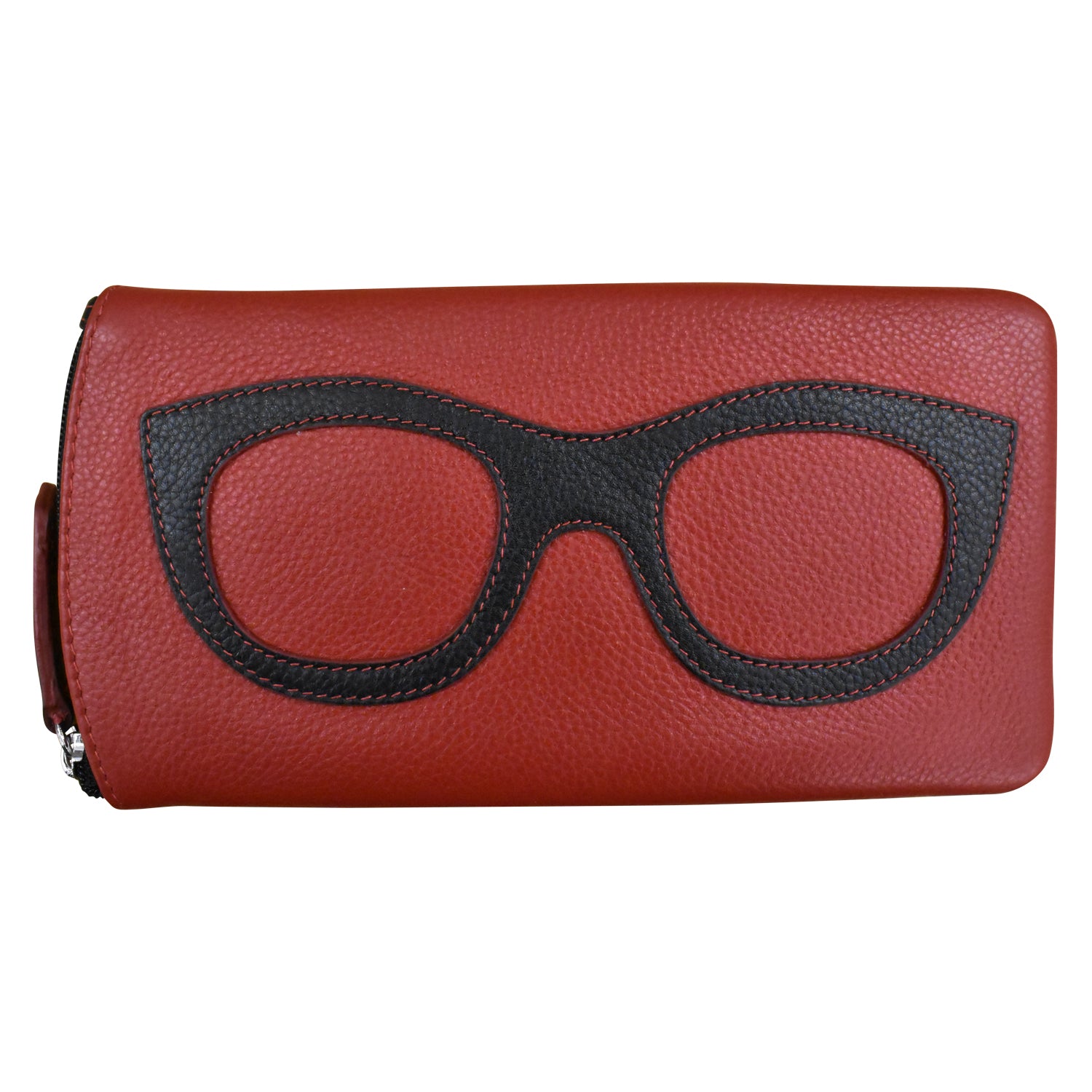 ili New York - EYEGLASS CASE WITH FRAME GRAPHIC - 6462 - Red Black